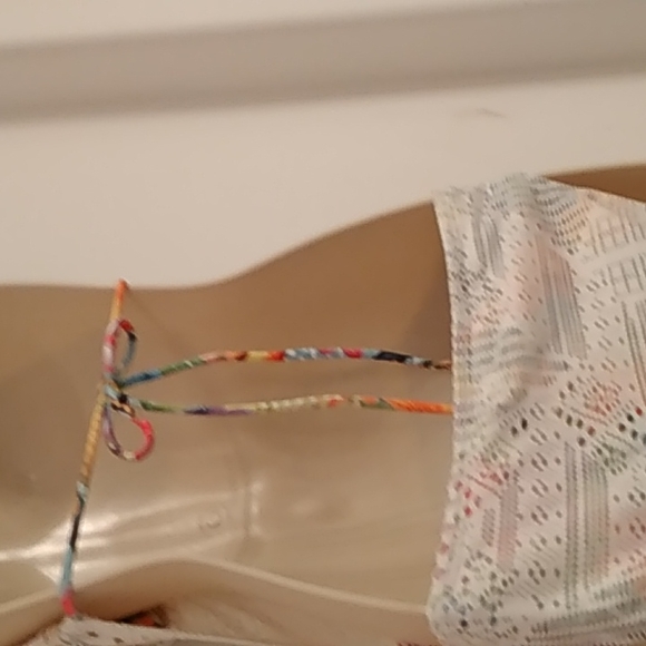 Bikini with Lace Lycra over Waist at Front - Picture 5 of 5